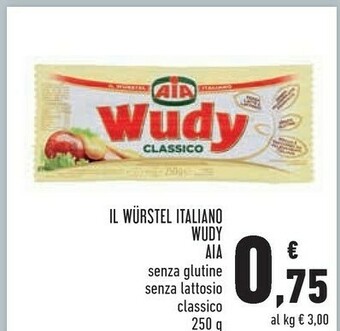 Conad Superstore Wudy classico 250 g(ml) offerta