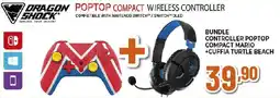 Ipercoop DRAGON SHOCK Bundle controller poptop compact mario +cuffia turtle beach offerta