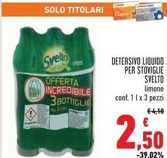 Conad Superstore Detersivo liquido per stoviglie offerta