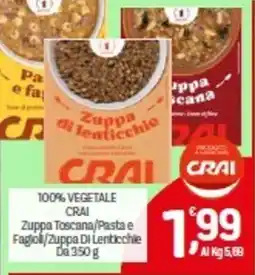 Crai 100% vegetale CRAI offerta