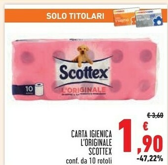 Conad Superstore Carta igienica l'originale offerta