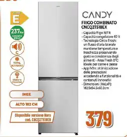 Extracoop CANDY FRIGO COMBINATO CNCQ2T518EX offerta