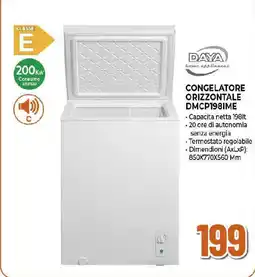 Extracoop DAYA CONGELATORE ORIZZONTALE DMCP198IME offerta