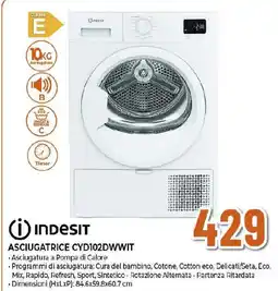 Extracoop INDESIT ASCIUGATRICE CYD102DWWIT offerta