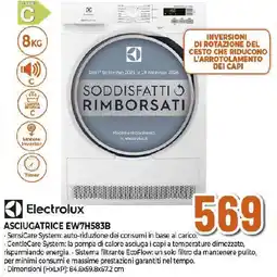Extracoop Electrolux ASCIUGATRICE EW7H583B offerta