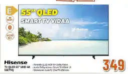 Extracoop Hisense TV QLED 55" UHD 4K 55E79Q offerta
