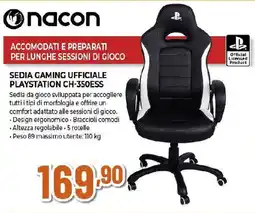 Extracoop nacon SEDIA GAMING UFFICIALE PLAYSTATION CH-350ESS offerta