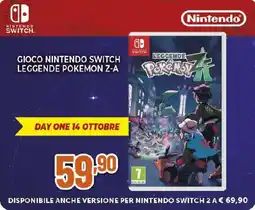 Extracoop Nintendo switch gioco nintendo switch leggende pokemon Z-A offerta
