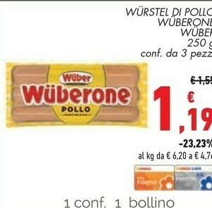 Conad Superstore One di pollo 250 g(ml) offerta