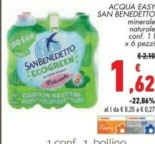 Conad Superstore Acqua naturale offerta
