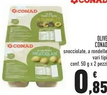 Conad Margherita Conad olive snocciolate, a rondelle offerta