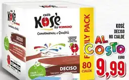 Iper Pellicano Kosè deciso 80 cialde offerta