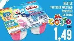 Iper Pellicano Nestle fruttolo maxi duo offerta