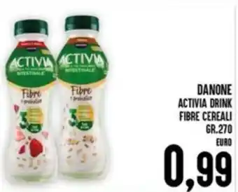 Iper Pellicano Danone activia drink fibre cereali offerta
