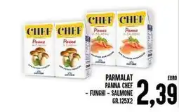 Iper Pellicano Parmalat panna chef - funghi - salmone offerta