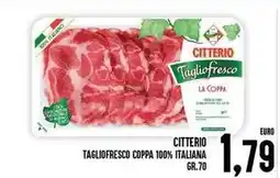 Iper Pellicano Citterio tagliofresco coppa 100% italiana offerta