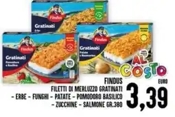 Iper Pellicano Findus filetti di merluzzo gratinati - erbe - funghi - patate offerta