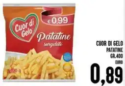 Iper Pellicano Cuor di gelo patatine offerta