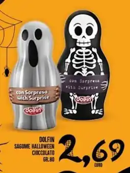 Iper Pellicano Dolfin sagome halloween cioccolato offerta