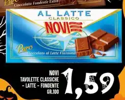 Iper Pellicano Novi tavolette classiche -latte-fondente offerta