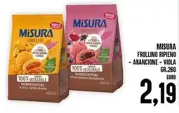Iper Pellicano Misura frollino ripieno - arancione-viola offerta