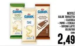 Iper Pellicano Nestlé galak tavoletta offerta