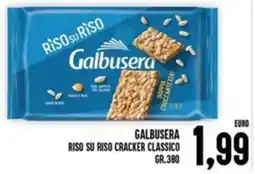 Iper Pellicano Galbusera riso su riso cracker classico offerta