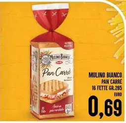 Iper Pellicano Mulino bianco pan carre 16 fette offerta