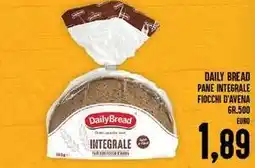 Iper Pellicano Daily bread pane integrale fiocchi d'avena offerta