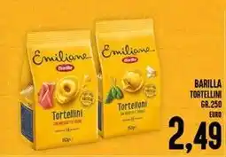 Iper Pellicano Barilla tortellini offerta