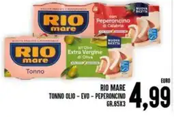 Iper Pellicano Rio mare tonno olio – evo – peperoncino offerta