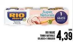 Iper Pellicano Rio mare tonno naturale offerta