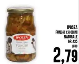 Iper Pellicano Iposea funghi chiodini naturale offerta