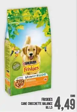 Iper Pellicano Friskies cane crocchette balance offerta