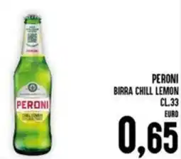 Iper Pellicano Peroni birra chill lemon offerta