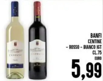 Iper Pellicano Banfi centine - rosso - bianco IGT offerta