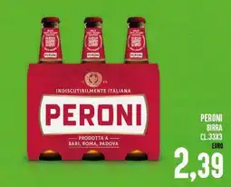 Iper Pellicano Peroni birra offerta