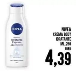 Iper Pellicano Nivea crema body idratante offerta
