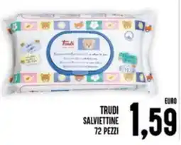 Iper Pellicano Trudi salviettine 72 pezzi offerta