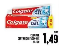 Iper Pellicano Colgate dentifricio fresh-gel offerta