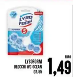 Iper Pellicano Lysoform blocchi wc ocean offerta