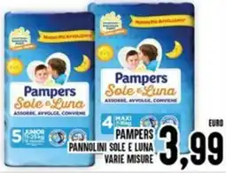 Iper Pellicano Pampers pannolini sole e luna offerta