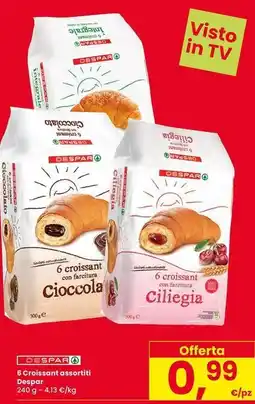 Eurospar 6 Croissant Despar offerta