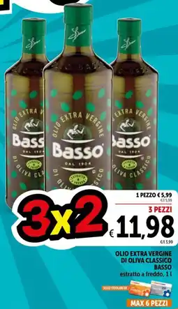 Spazio Conad Olio extra vergine di oliva classico BASSO offerta
