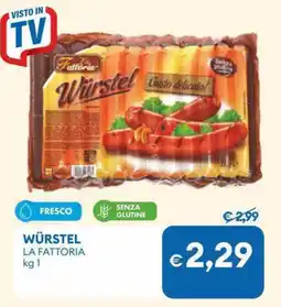 MD Discount Würstel LA FATTORIA offerta