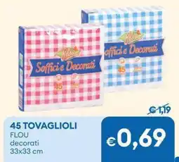 MD Discount 45 tovaglioli FLOU offerta