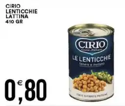 Vantaggio Cash&Carry Cirio lenticchie lattina offerta
