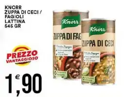 Vantaggio Cash&Carry Knorr zuppa di ceci / fagioli lattina offerta