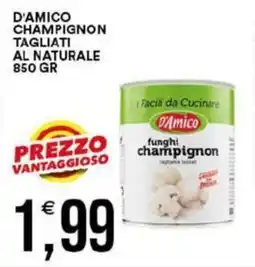 Vantaggio Cash&Carry D'amico champignon tagliati al naturale offerta