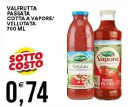 Vantaggio Cash&Carry Valfrutta passata cotta a vapore/ vellutata offerta